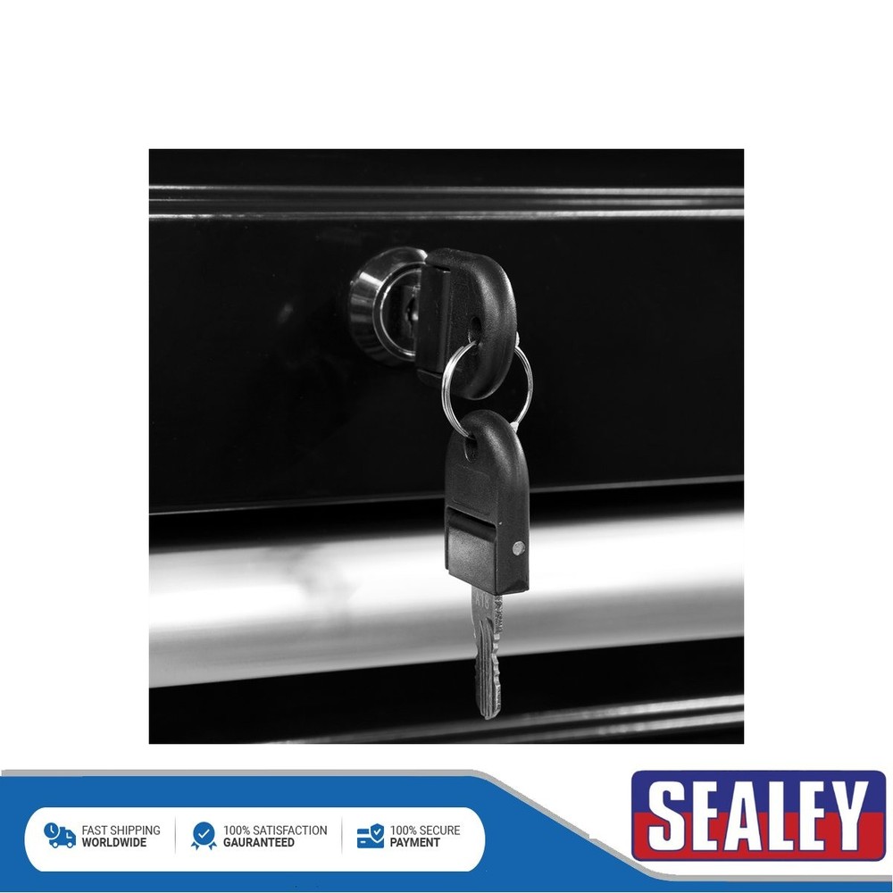 Sealey Superline PRO� Mid-Box Tool Chest 3 Drawer Black AP33339B