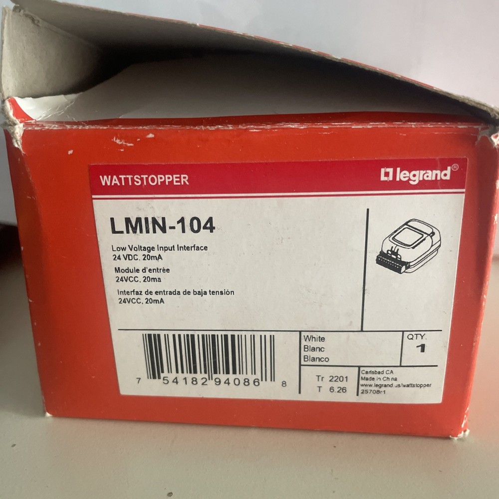 **NEW- OPEN BOX** Wattsopper Legrand LMIN-104