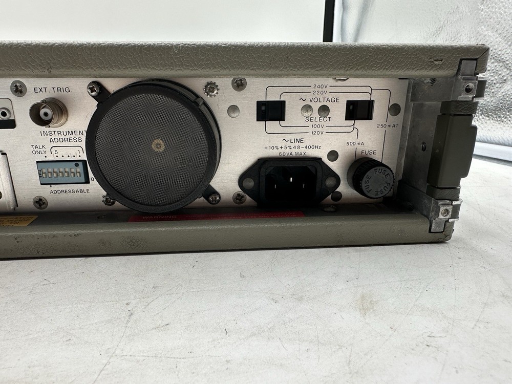 HP 3455A DIGITAL VOLTMETER- Untested, Powers On- Display Works