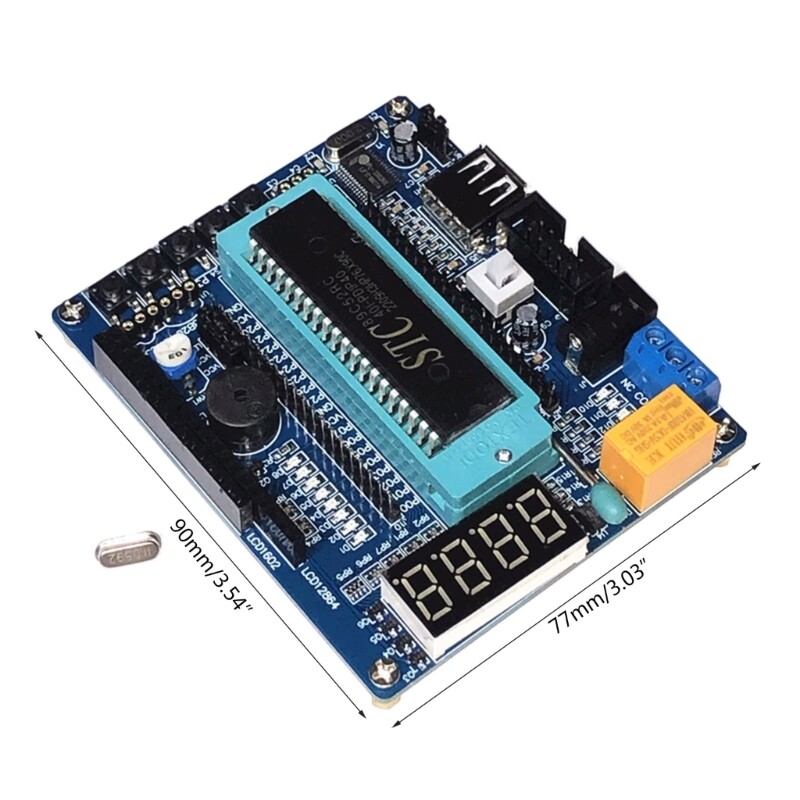 51 Single Chip STC89C52 Development Board for Industrial Control