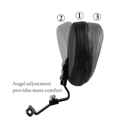 Adjustable Driver Rider Backrest Quick Release for Harley Softail 57-GB-1