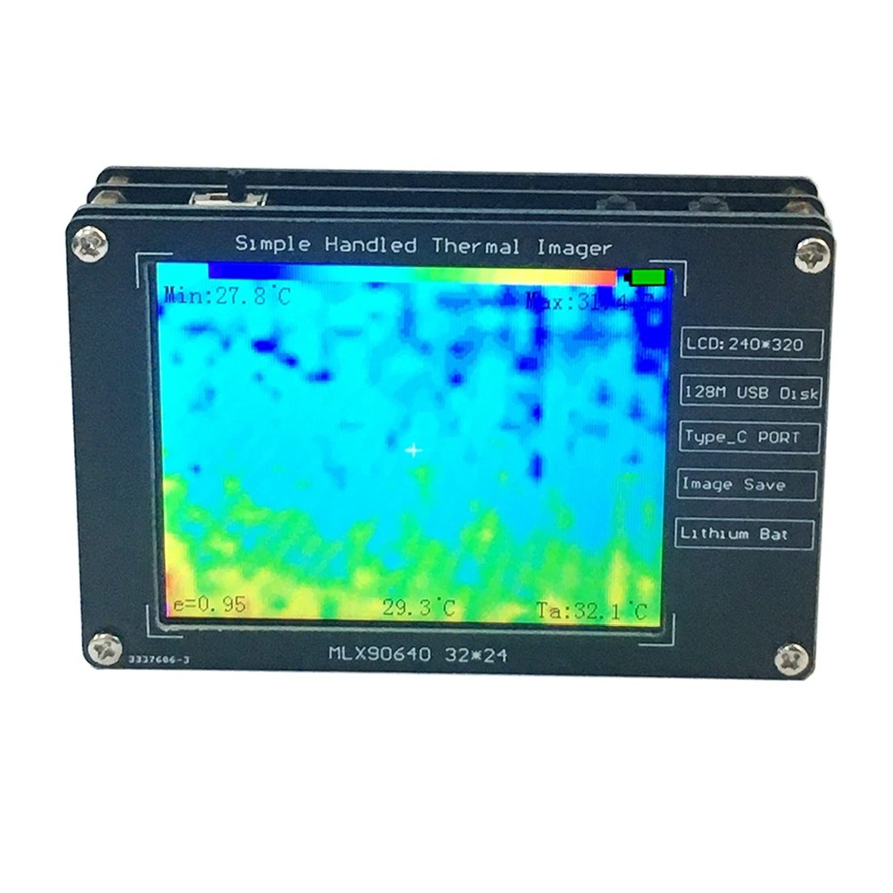 Upgraded MLX90640 Infrared Thermal Imager Portable Sensor...