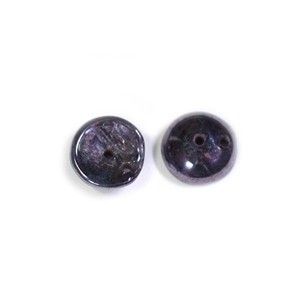 2-Hole Button Metallic Lavender 8×8mm