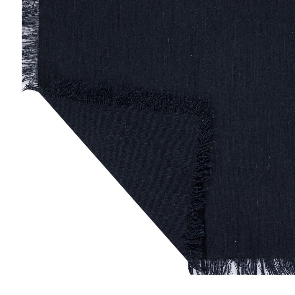Mainstays 4 Pack Solid Black Napkin Set - 18" x 18" - 100% Cotton