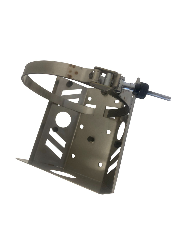 Stainless Steel Overland Camping 5 LB Propane Tank Mount w/ Quick Release T-Bolt