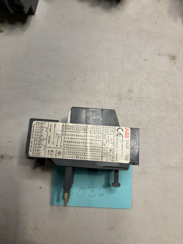 ABB TA25 DU 10-14A Thermal Overload Relay