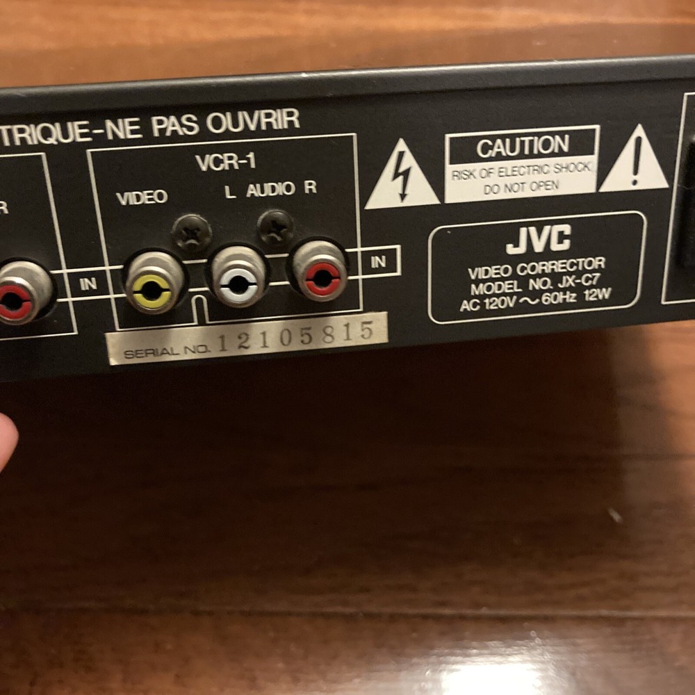 JVC JX-C7 Video Corrector not tested