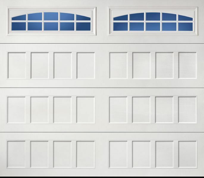 2 Amarr Cascade Replacement Inserts for Long Panel Amarr Garage Doors White