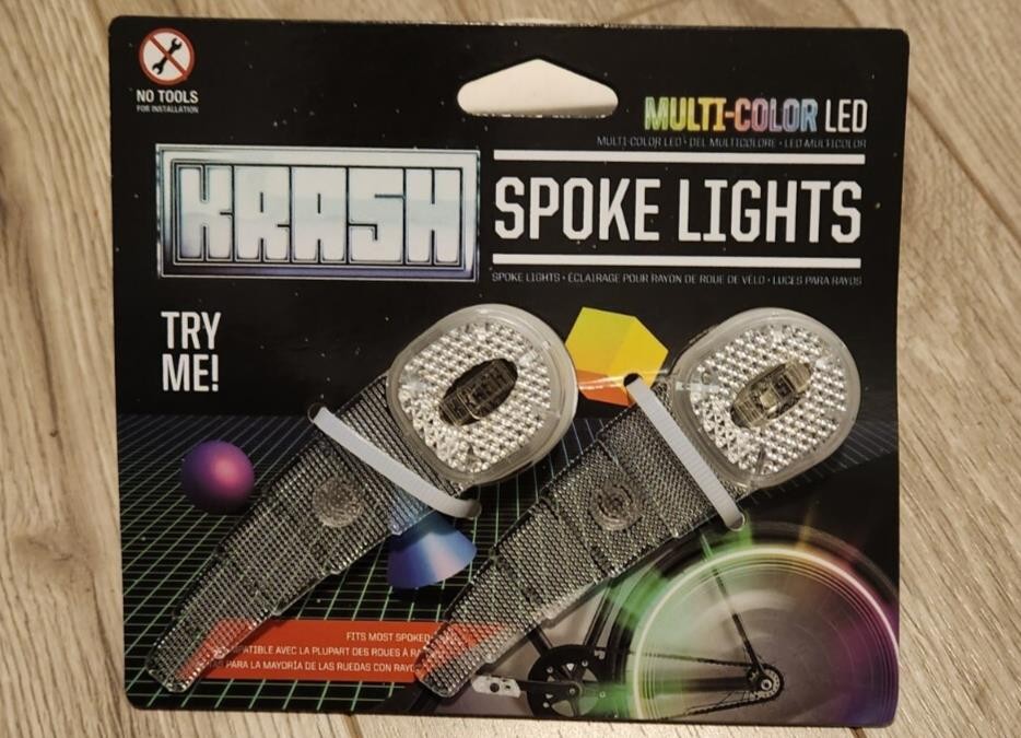 Krash! Multi-Color 2 Pack LED Bicycle Spoke Light
