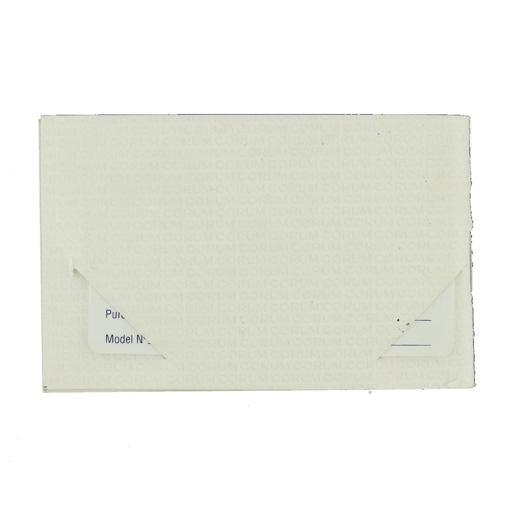 CORUM WATCH GUARANTEE CERTIFICATE BOOKLET