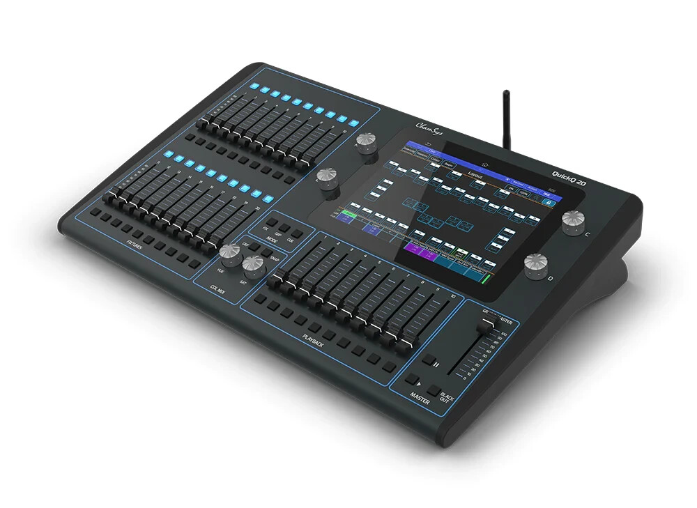 ChamSys CHAMQUICKQ20 20 Lightning Console Controller dimmer LED Color Mixing