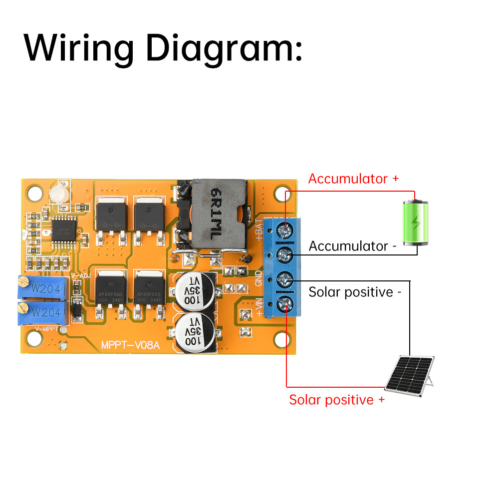 5A 100W MPPT Solar Charging Panel Regulator Controller 9V 12V 24V Auto Switch