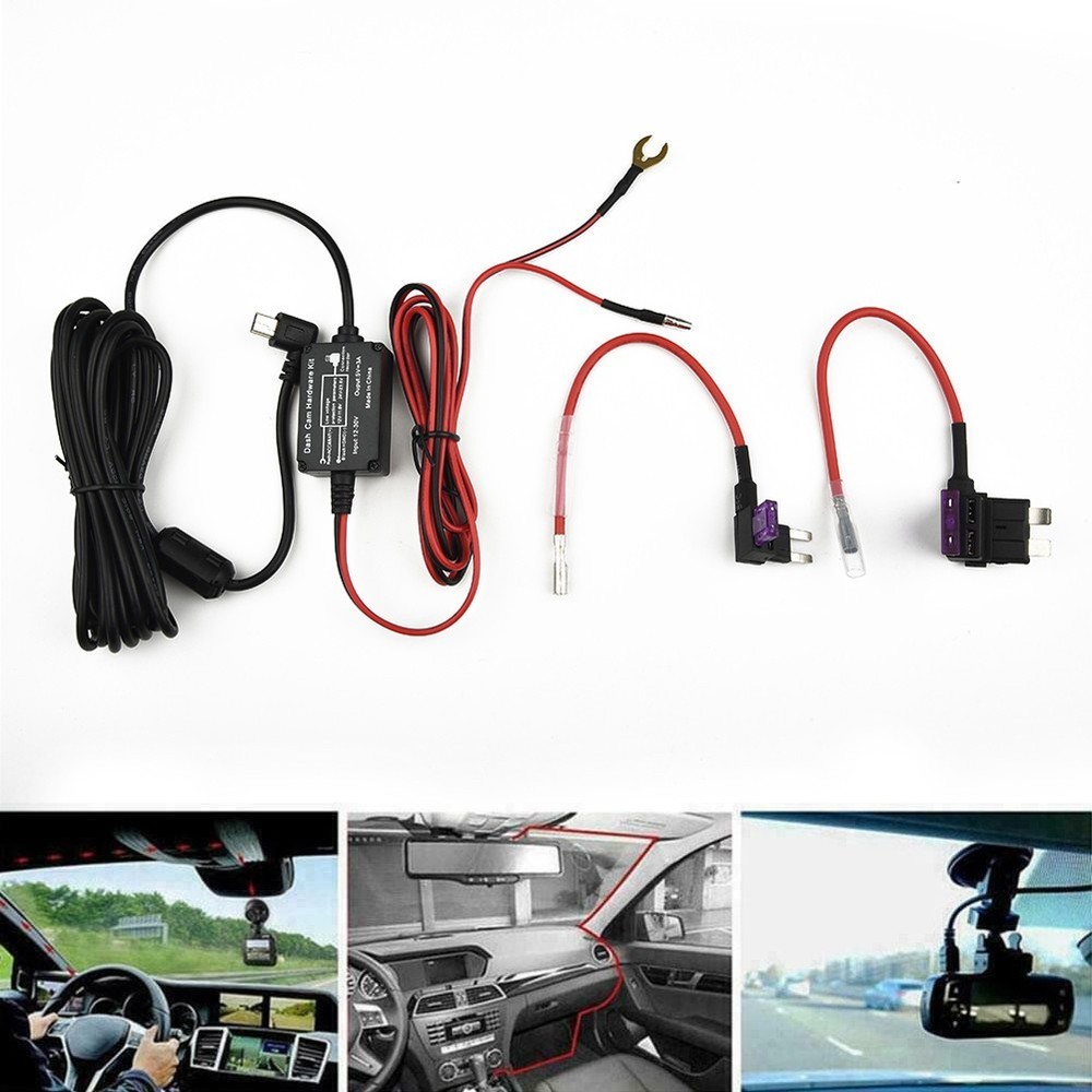 Power Cable Series For DVR-Recorder New Next Base Hardwire Fuse-Dash Cam Camera