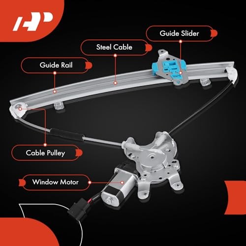 Power Window Regulator with Motor Compatible with Mitsubishi Front Driver Side