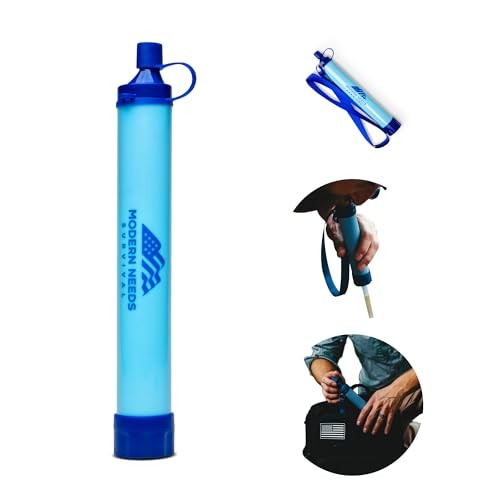 Ready Filter Personal Water Filter Straw | Backpacking Water Filter for 1