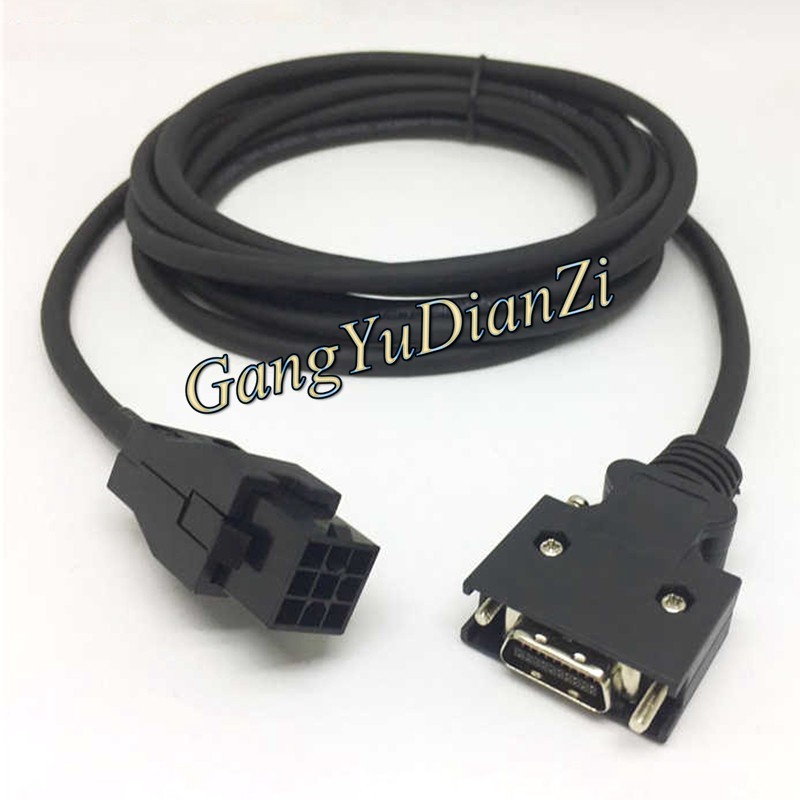 1 Pc. New For   ASD-A2EN0003 Servo Motor Encoder Connection Cable 3 Meters