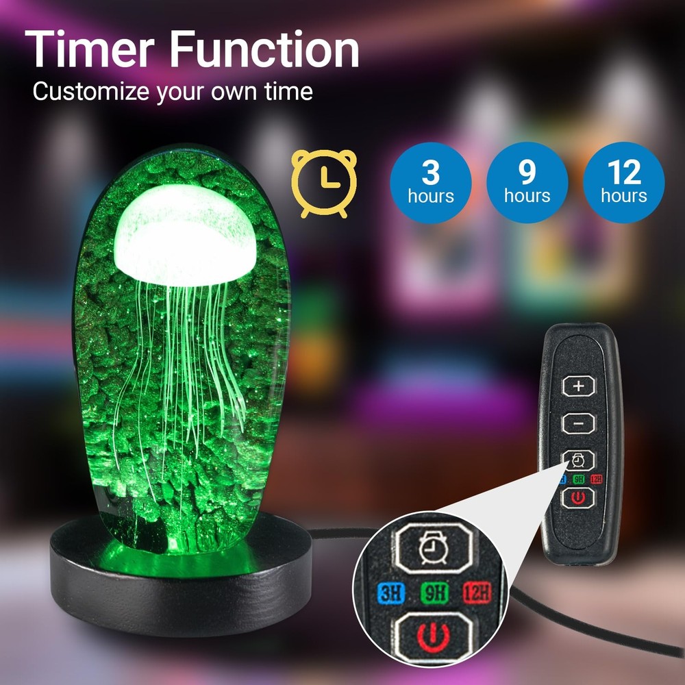 FuoiCorn LED Light Base with Timer for Crystal Art Dark Black