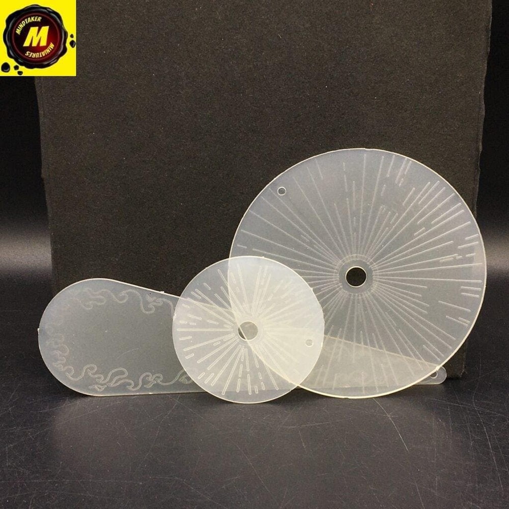 Universal Markers/Template Set (Clear) - #105214 - Accessories