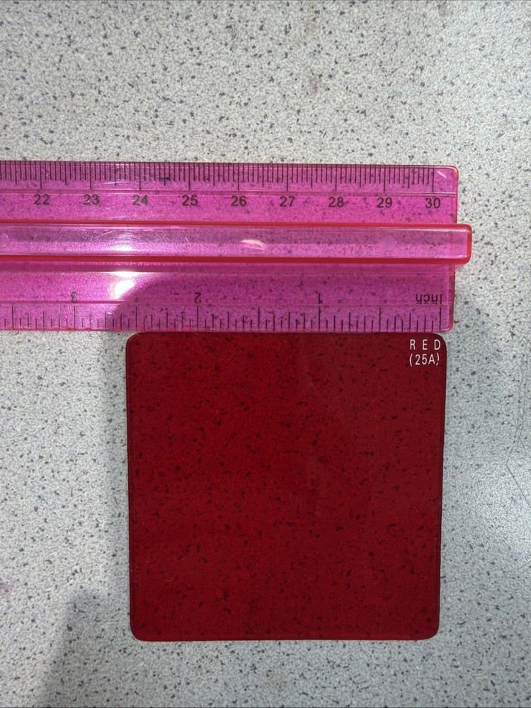 Tristar Optical Resin Filter with Surface Hardened red 25a