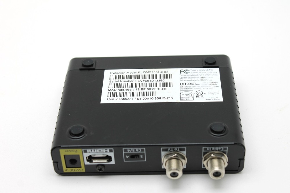 Evolution Digital HD Box DMS2004UHD NO AC Adapter