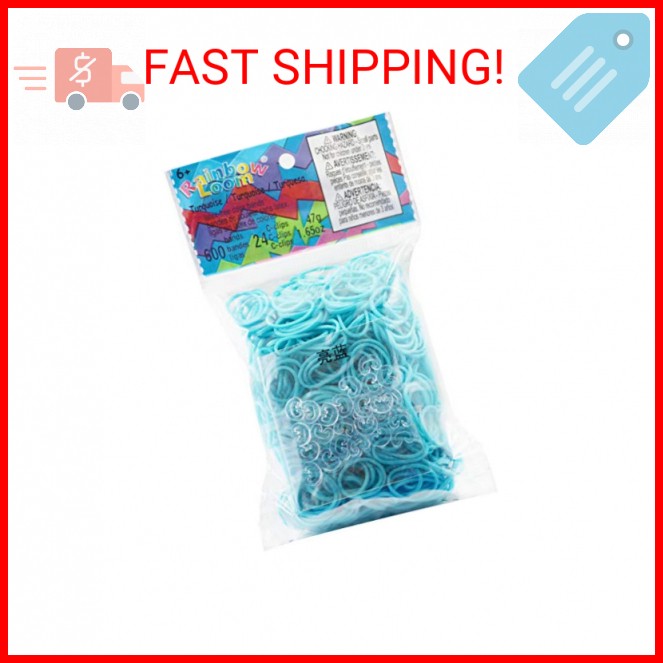Rainbow Loom Official Turquoise Rubber Bands