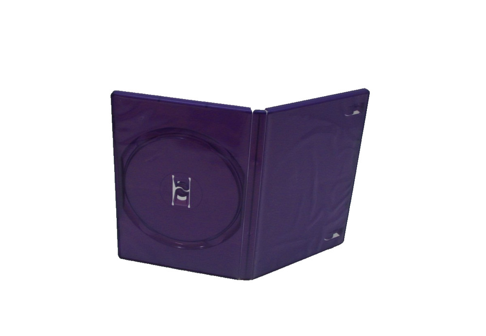 Empty dvd Purple single replacement Case CD,DVD,Blu ray, Video game