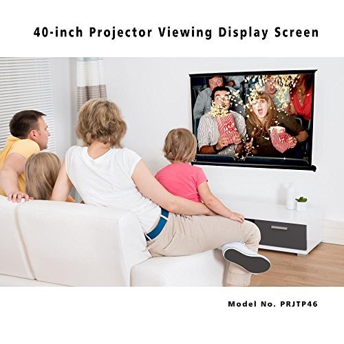 Pyle 40" Projector Screen, mobile Pull-Out Style Portable32'' x 24'' (PRJTP46)