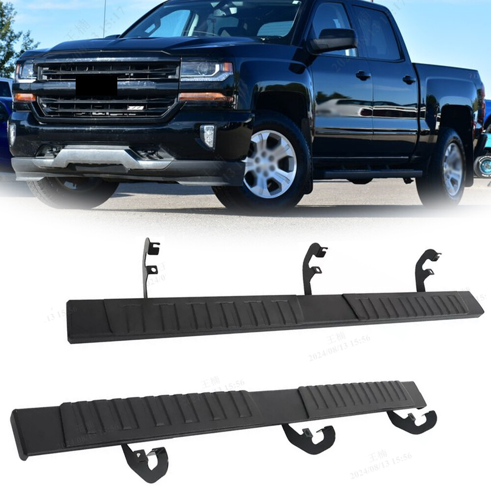 Labwork Running Boards For 2007-2018 Silverado Double/Extended Cab 6" Step Bars