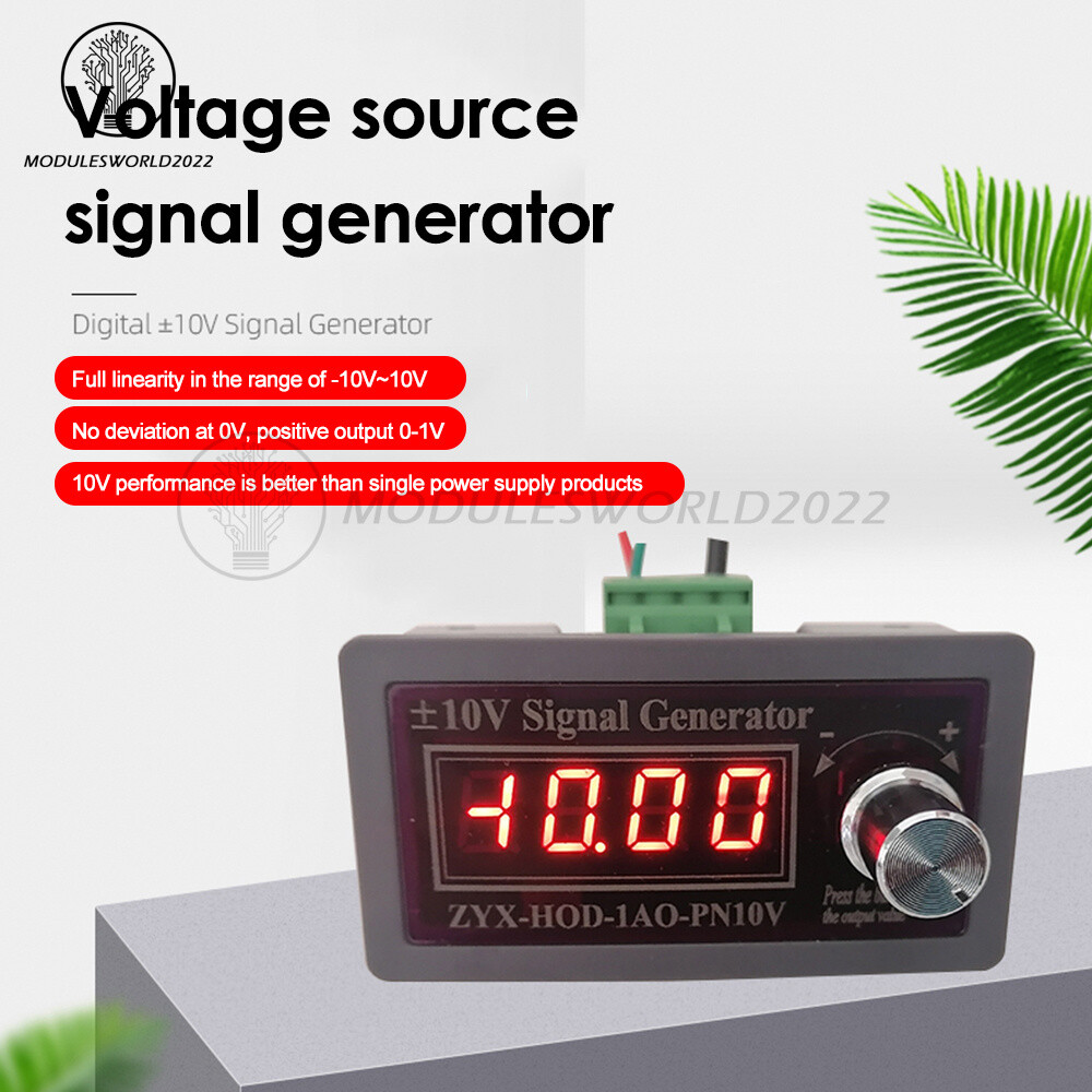 Signal Generator Transmitter Adjustable Current Voltage Analog 0-3.3V/0-10V/±10V