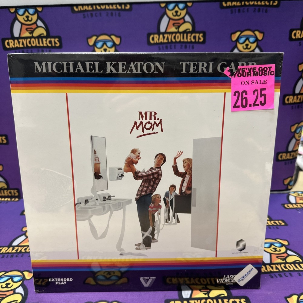 Mr. Mom CED Capacitance Electronic Disc System 1984 Videodisc - NEW!!!