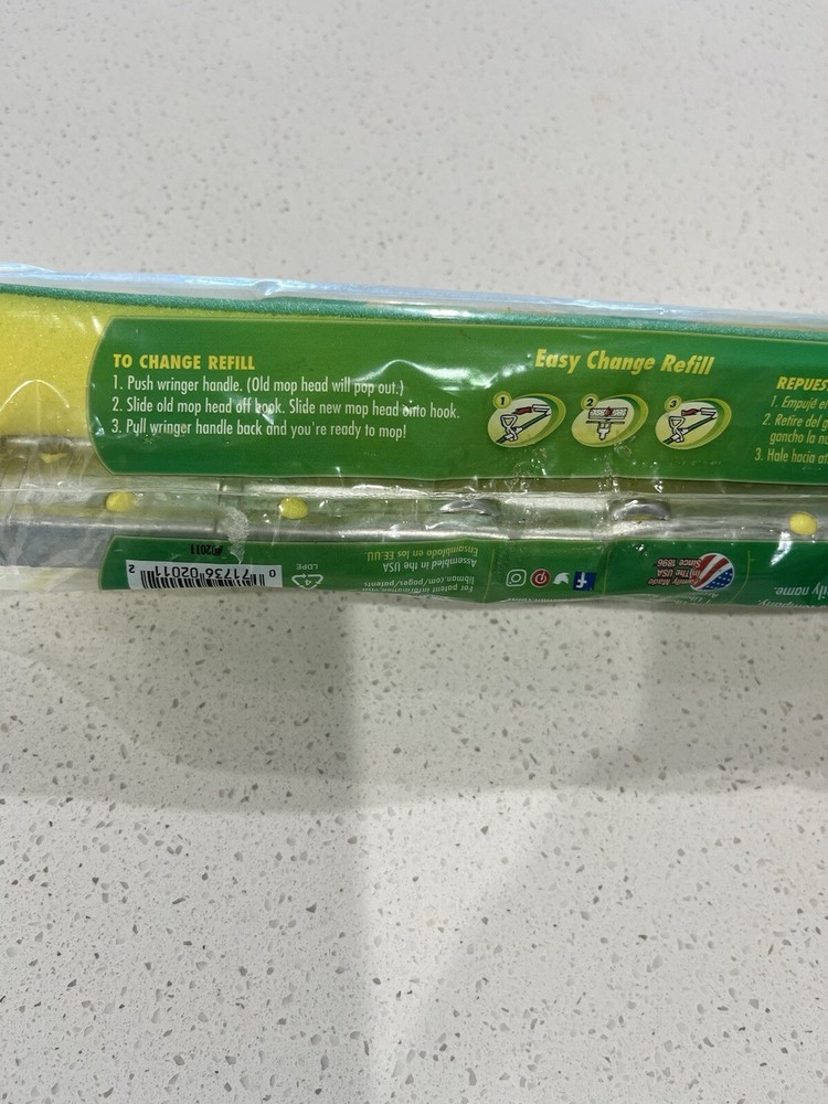 LIBMAN Nitty Gritty Roller Mop Head Refill 10 Inch NIB tear resistant