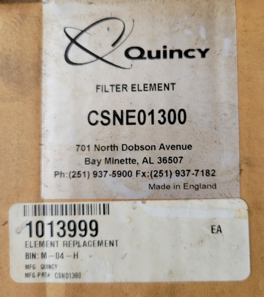 Quincy Filter Element Replacement CSNE01300