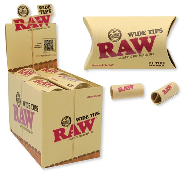 RAW Wide Tips-20packs per display