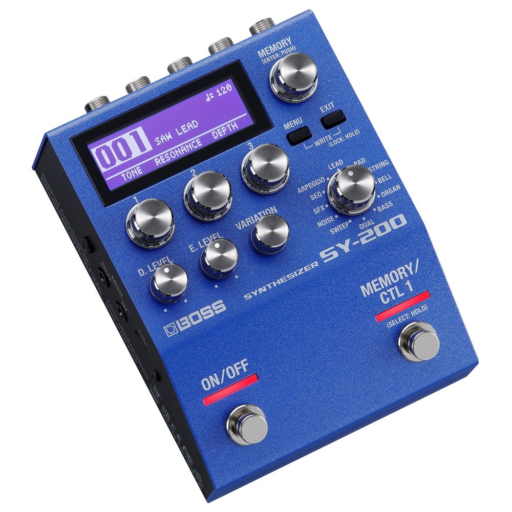 BOSS SY-200 SYNTHESIZER EFFECTS PEDAL – Advanced BOSS Polyphonic Guitar Synth...