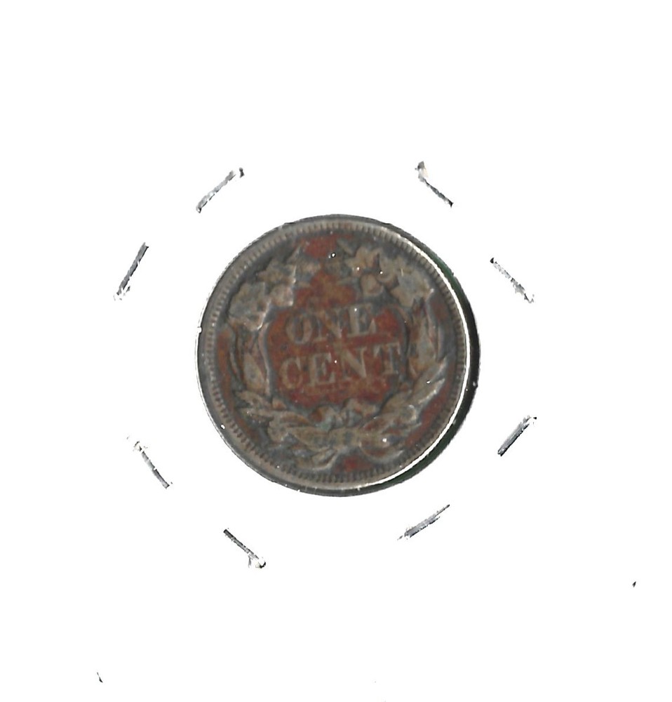 1857 Flying Eagle Small Cent, ungraded.