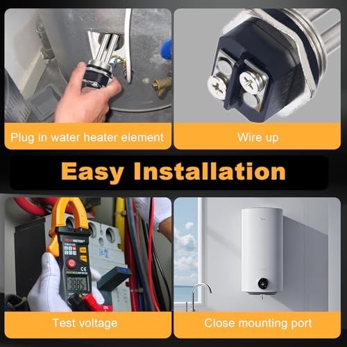 4500W 240V Electric Water Heater Element - Compatible with AO Smith ECT, ECS, EC