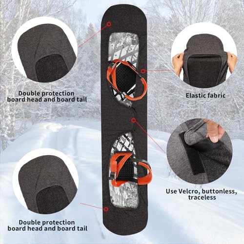 Snowboard Sleeve Soft Cover Case,Adjustable Snowboard Protection L