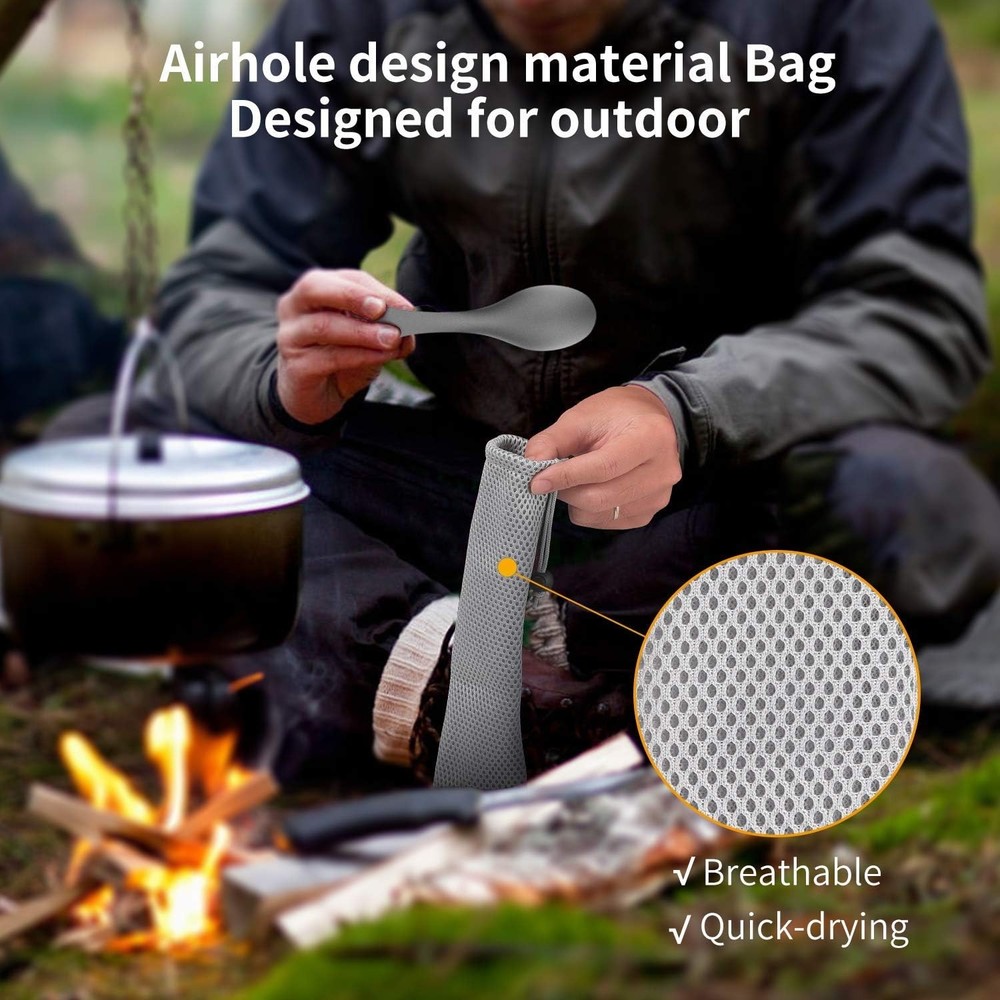 Titanium Spork 2 Pack Camping