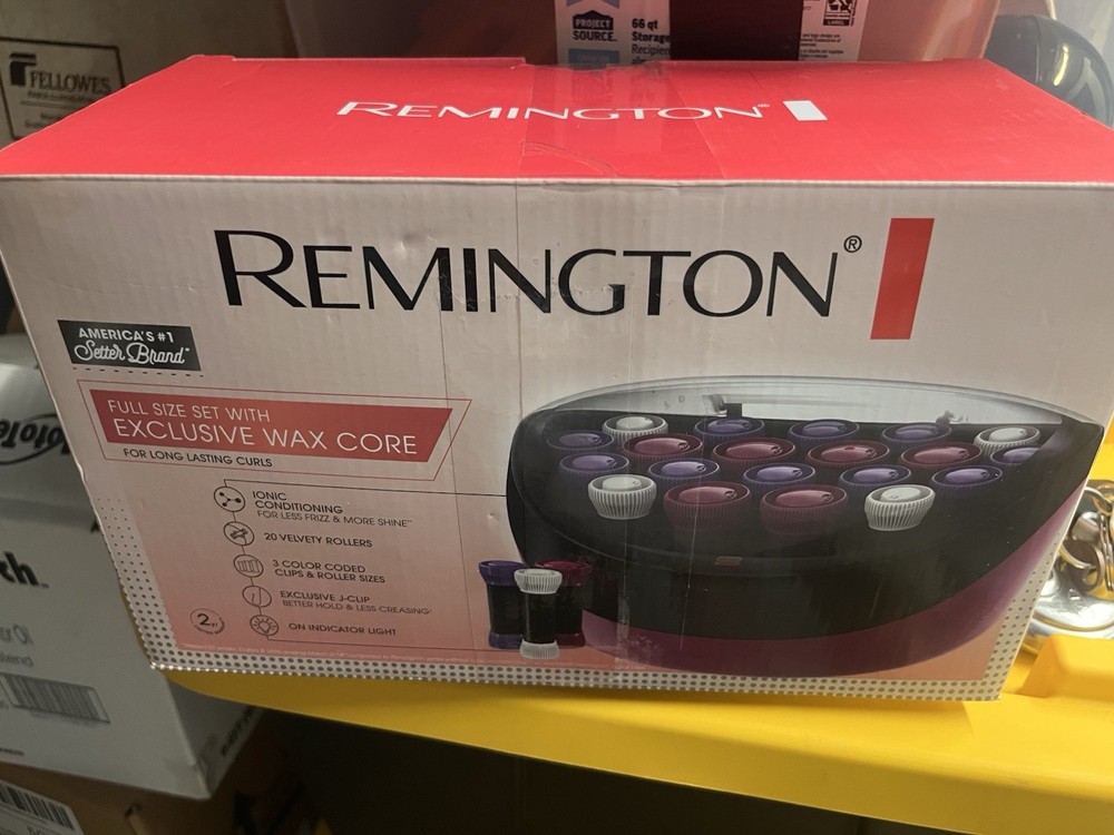 Remington Ionic Conditioning Hot Rollers, 20 Velvet Rollers, (1¼”)(1")(¾”) H5600