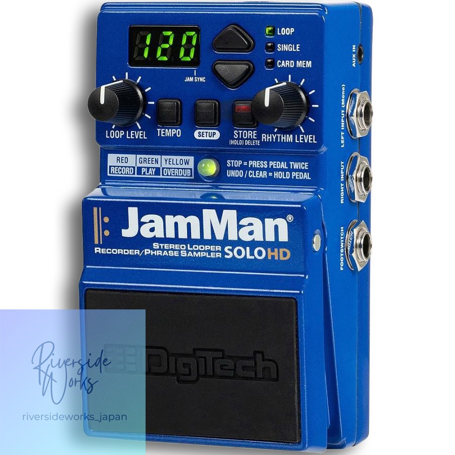 Digitech JamMan Solo HD Stereo Looper Phrase Sampler Used