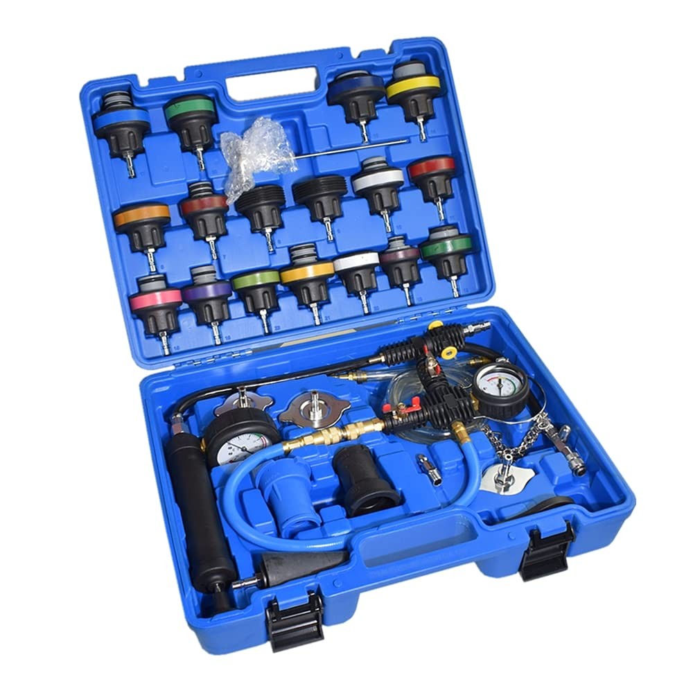 28pcs Universal Radiator Pressure Tester and Vacuum Type Cooling System Tool...