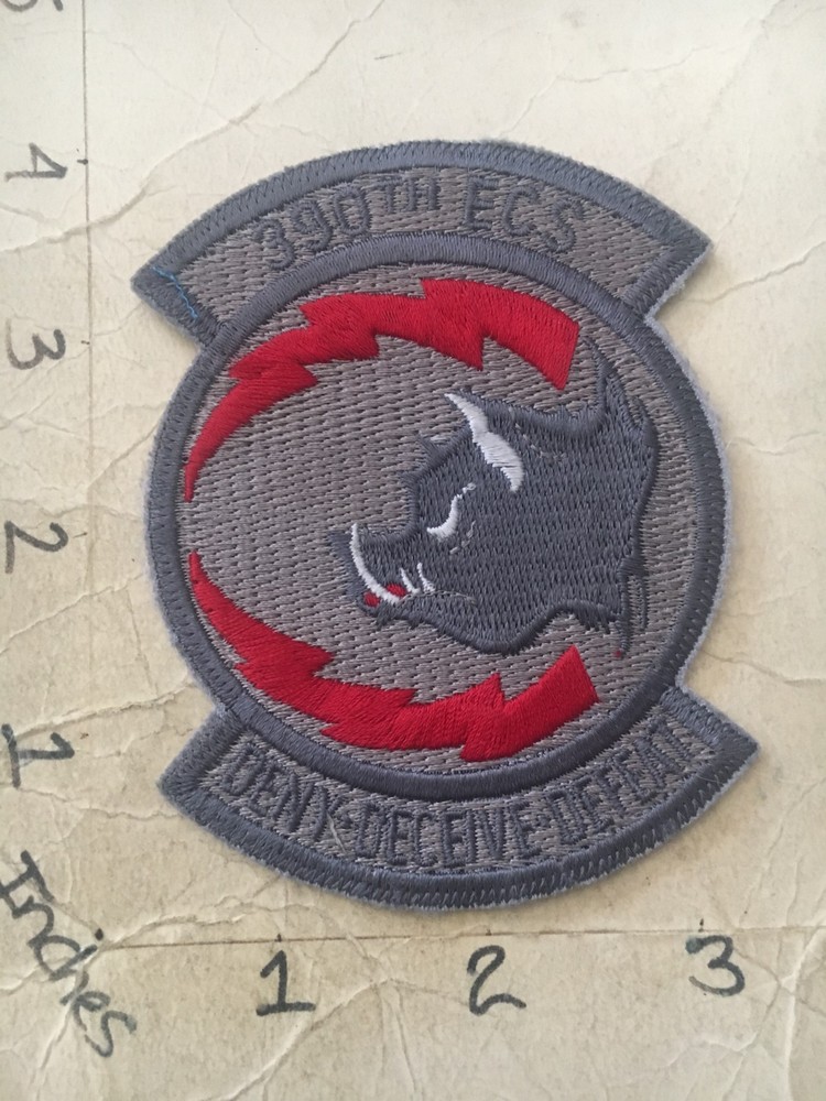 USAF 390th ECS Squadron patch 7/22/25