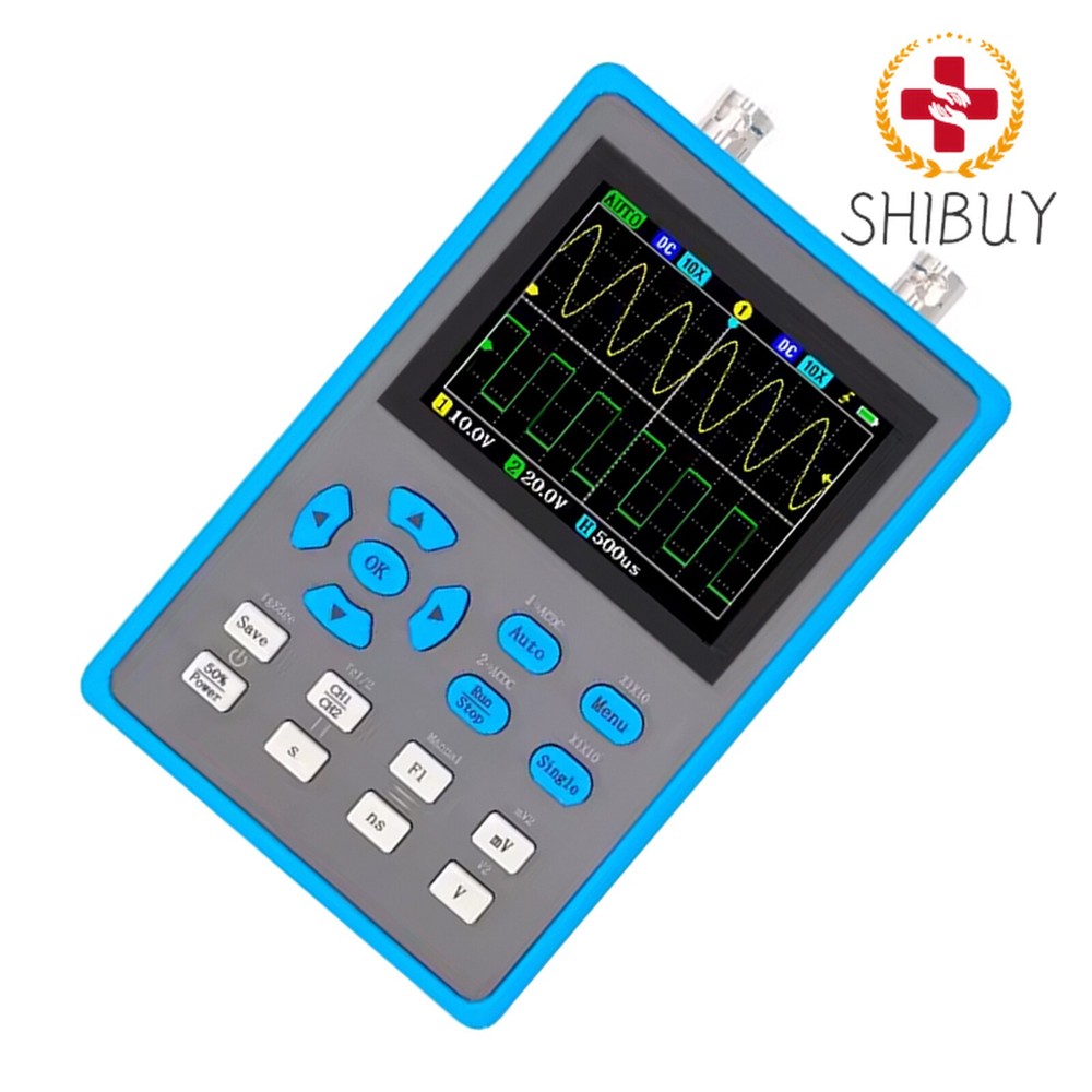 DSO2512G 2 Channel Handheld Oscilloscope 120M Bandwidth 500Ms Sampling Rate ,