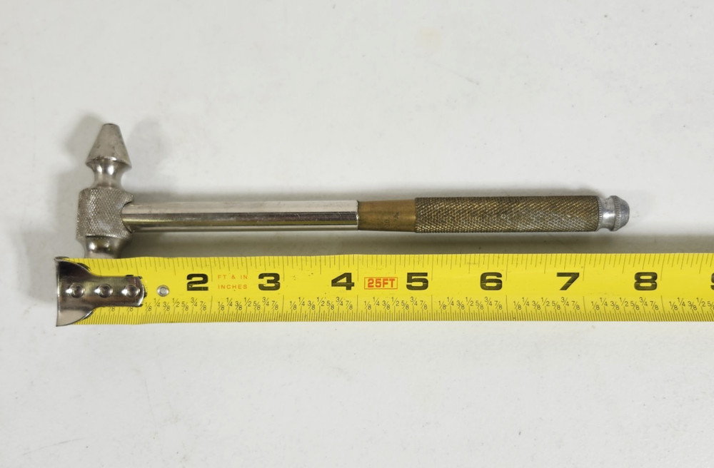 Toolmaker Produced Brass Head Hammer with Screwdrivers Inside Handle