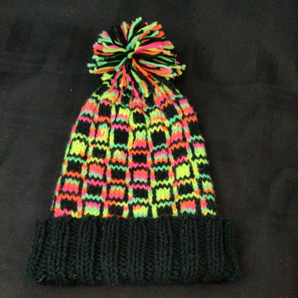 Multi Color Handmade Knitted Winter Cap / Hat