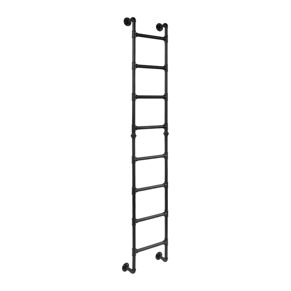 Wall-mounted 8-step Bunk Bed Ladder High Loft Attic Eight Steps Ladders Tool