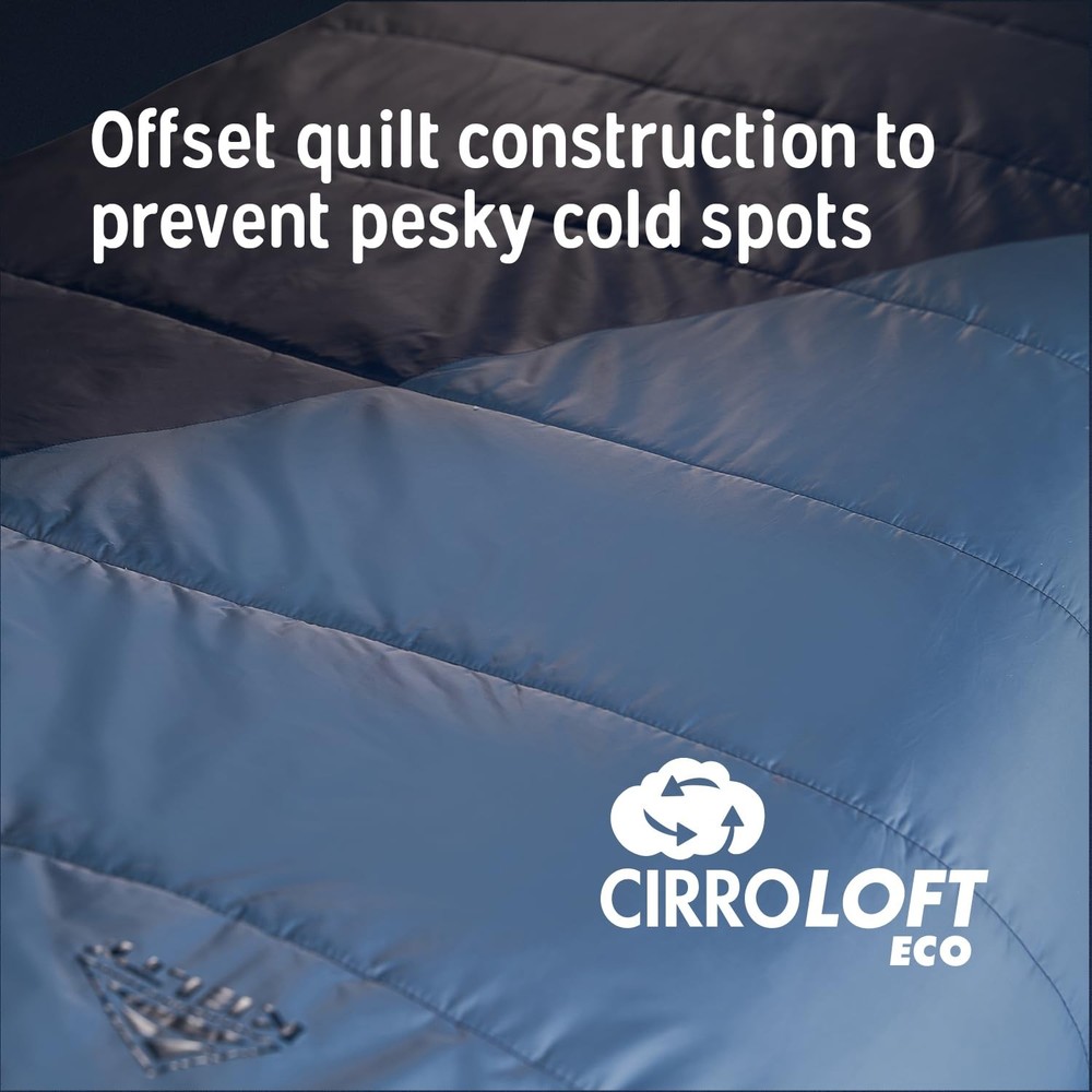 Cosmic Synthetic Fill 20 Degree Backpacking Sleeping Bag, Long – Compression ...