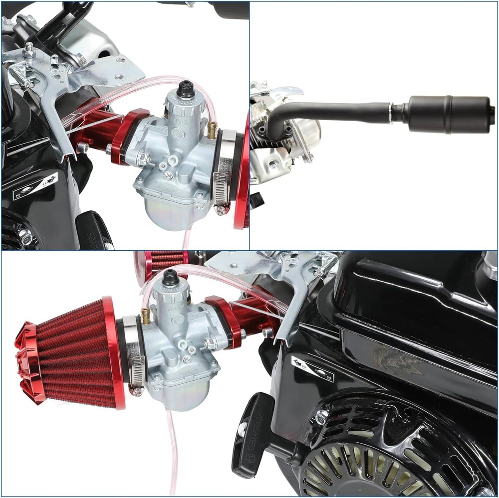 Stage 2 Exhaust System Predator Ox Kit Muffler Delete Header YOXUFA VM22