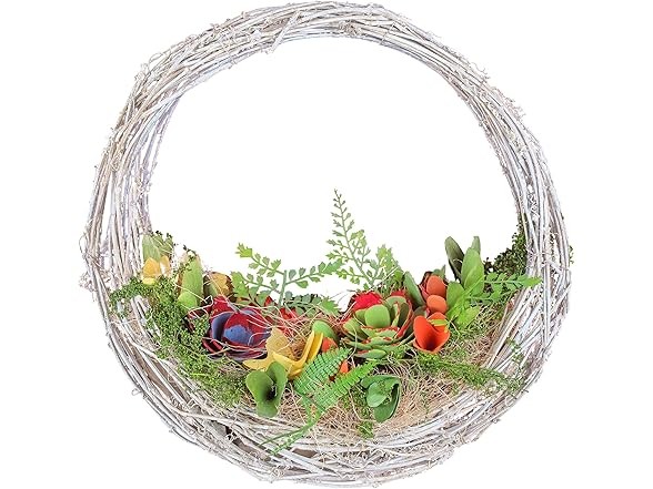 National Tree Company 15" Spring Wreath Multicolor