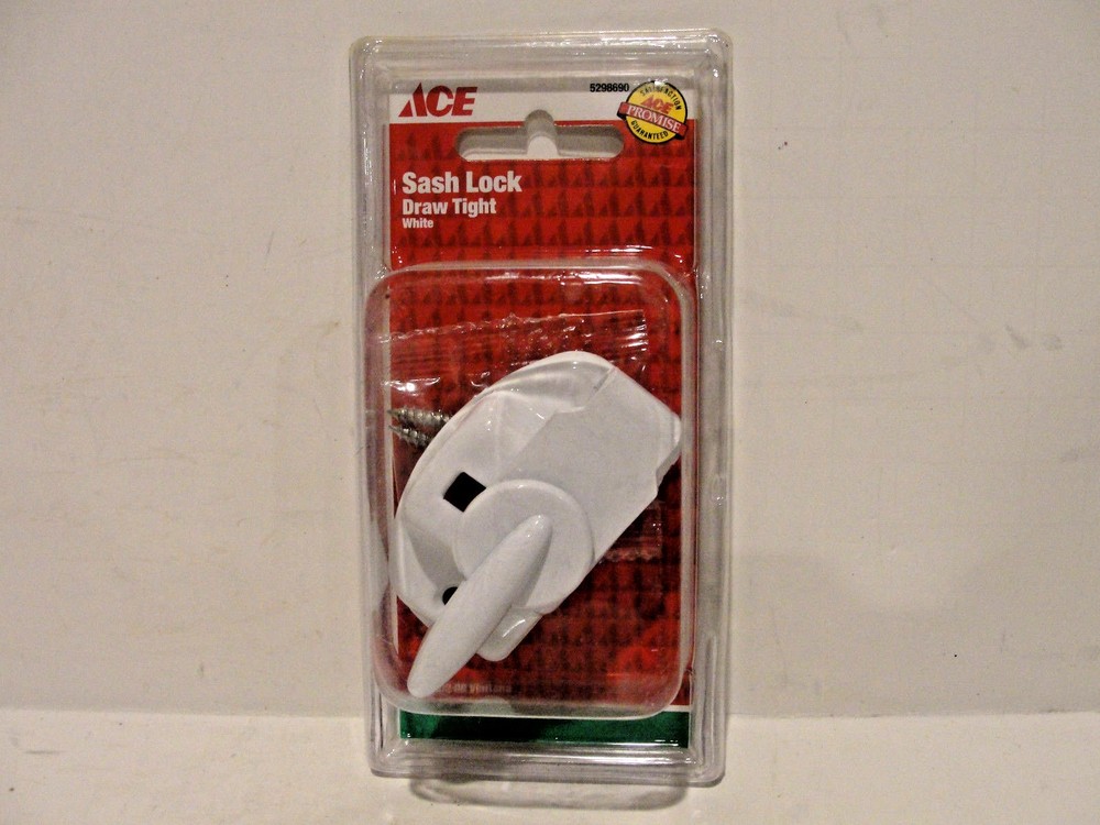 ACE Sash Lock Draw Tight White, # 5298690